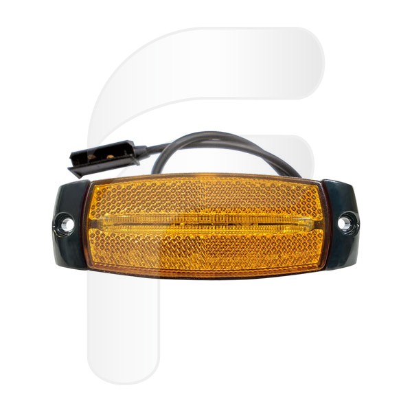 SIGNAL POSITION LAMPS LED AMBER 12/24V 130X46